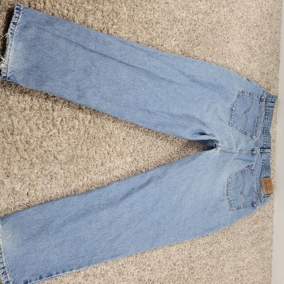 Vintage Levis 545 Jeans Mens 42x32 Blue Denim Loose Fit Tapered Medium Wash - Picture 8 of 13